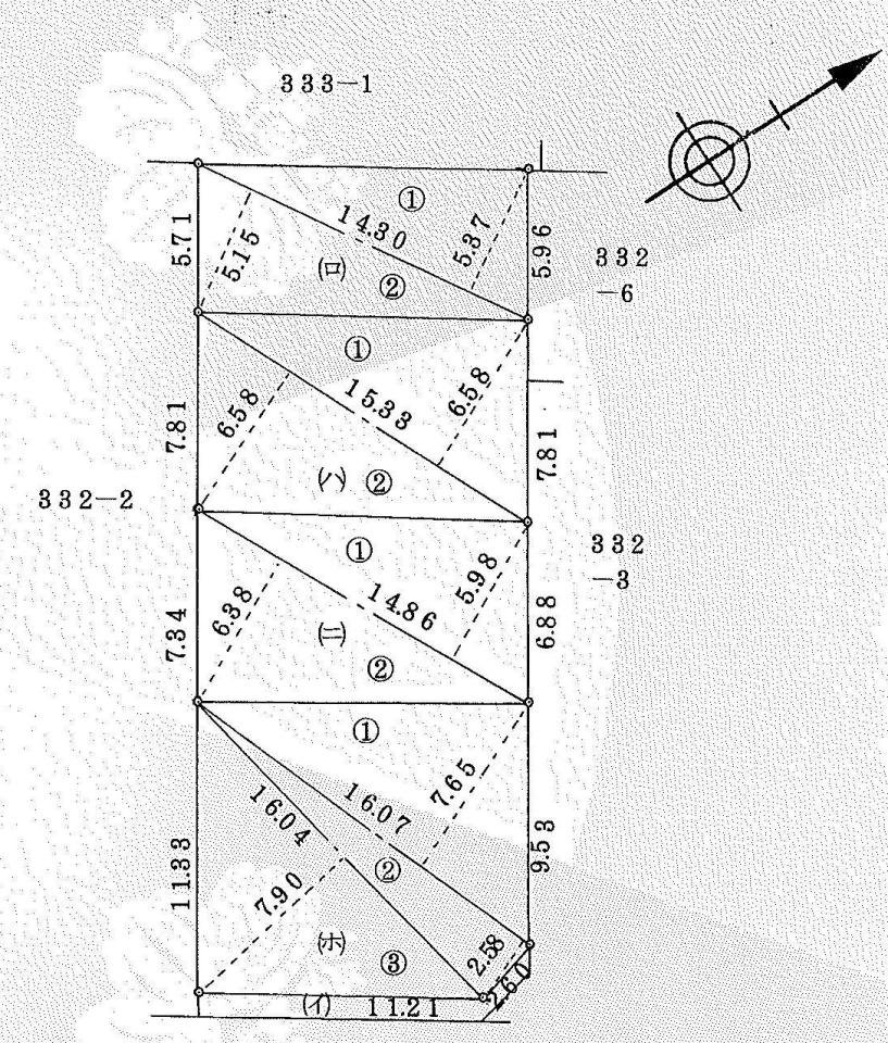 田上6丁目_地積測量図