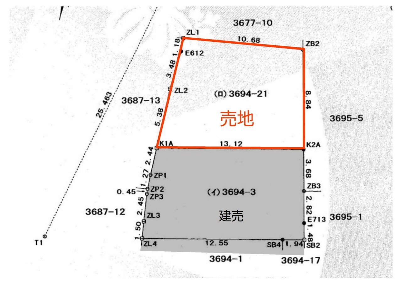 売地_測量図